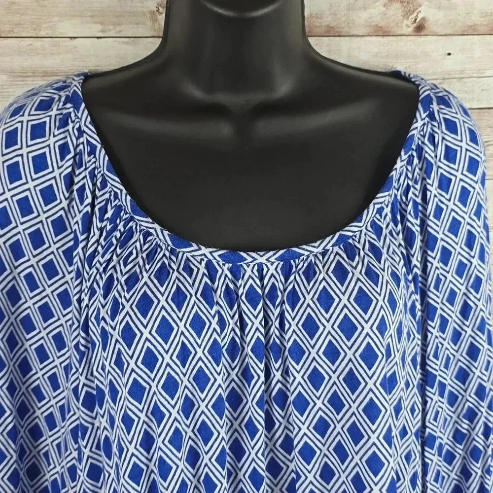 Michael Kors | Top | Soft Fabric | Blue | Size M | Long Sleeves - Picture 3 of 6